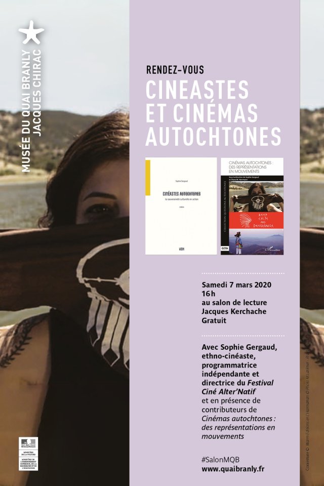 7/03/20 : Rencontre "Cinémas et cinéastes autochtones" au Musée du Quai Branly (© Photo : M.Latimer / Rise-Viceland)